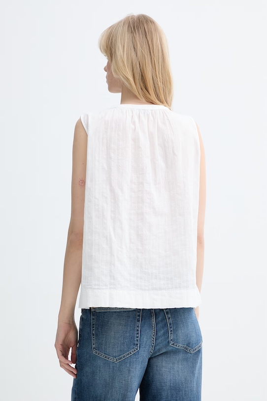 Oblečení Marc O'Polo košilová halenka dámská bavlněná 5000014035 béžová