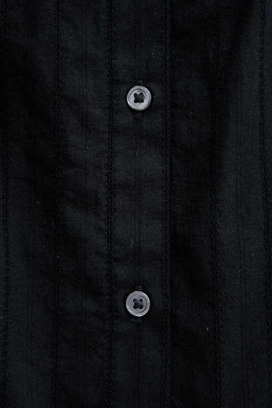 Marc O'Polo bluzka koszulowa damska bawełniana 5000014035 czarny