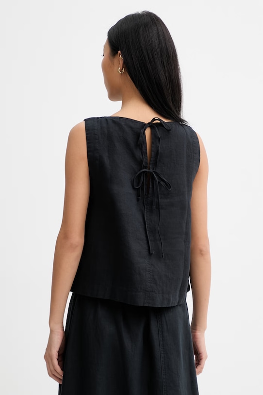 Odzież Marc O'Polo top damski lniany 5000014058 czarny