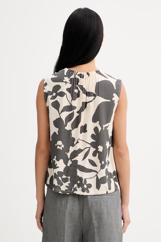 Ρούχα Marc O'Polo μπλούζα γυναικεία με βισκόζη 5000014076 γκρί