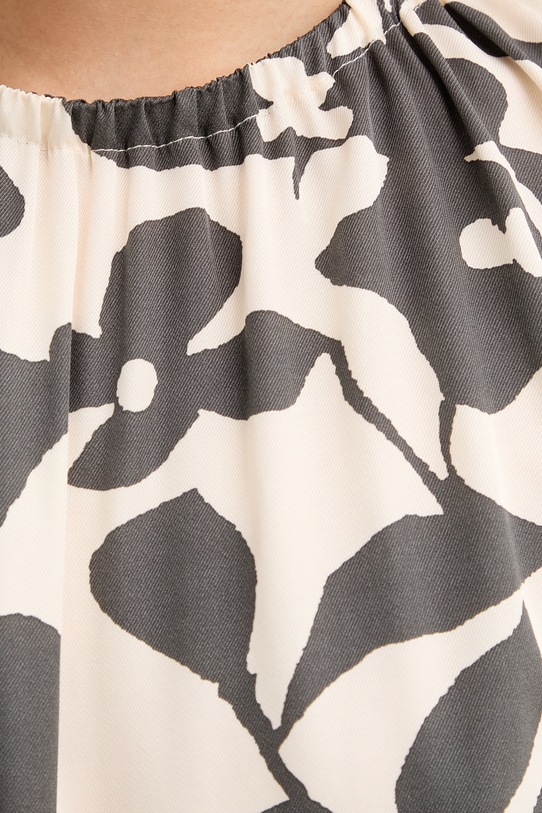 Marc O'Polo μπλούζα γυναικεία με βισκόζη 5000014076 γκρί