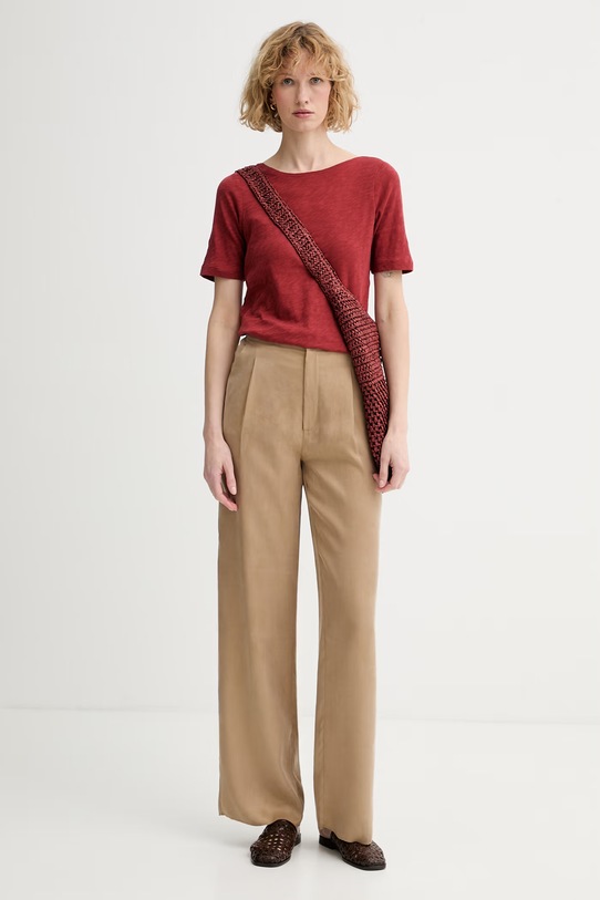 Marc O'Polo tričko dámske bavlnené 5000014114 oranžová ZS26