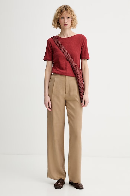 Marc O'Polo tričko dámske bavlnené 5000014114 oranžová ZS26