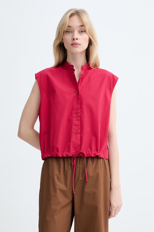 Marc O'Polo koszula damska bawełniana czerwony 5000010536