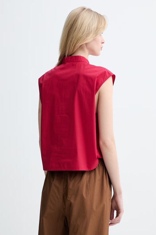 Odzież Marc O'Polo koszula damska bawełniana 5000010536 czerwony