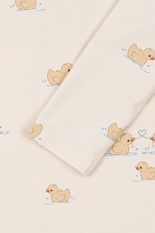 Dziewczynka Fanga Fontana kombinezon kąpielowy niemowlęcy COMO SWIM ONESIE GRS FA100075 beżowy