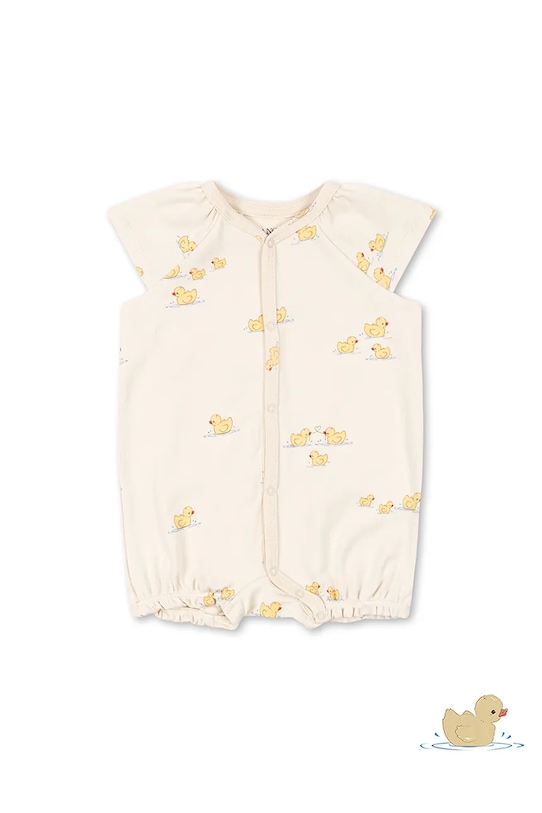 Fanga Fontana rampers per neonati in cotone BELLO SS ROMPER OCS beige FA100074