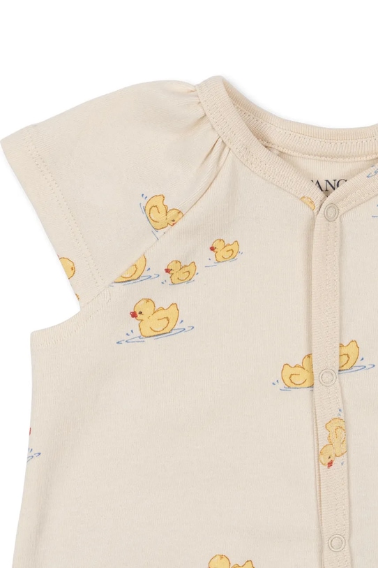 BIMBA Fanga Fontana rampers per neonati in cotone BELLO SS ROMPER OCS FA100074 beige