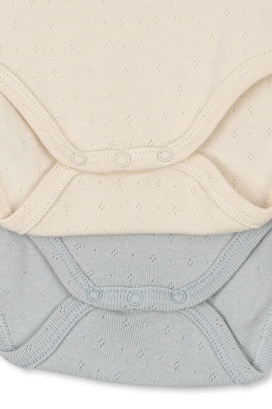 Fanga Fontana боди за деца от памук PERLA 2 PACK SS BODY OCS 2 броя бежов FA100079