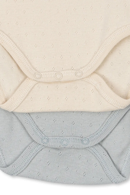 Fanga Fontana боди за деца от памук PERLA 2 PACK SS BODY OCS 2 броя бежов FA100079