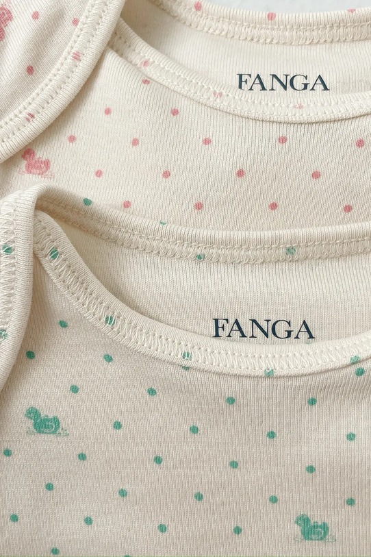 Fanga Fontana боди за бебе от памук BELLO DUE LS BODY OCS FA100082