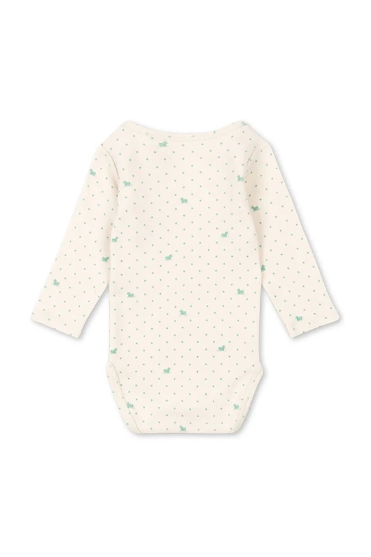 Fanga Fontana боди за бебе от памук BELLO DUE LS BODY OCS FA100082 бежов ZS26