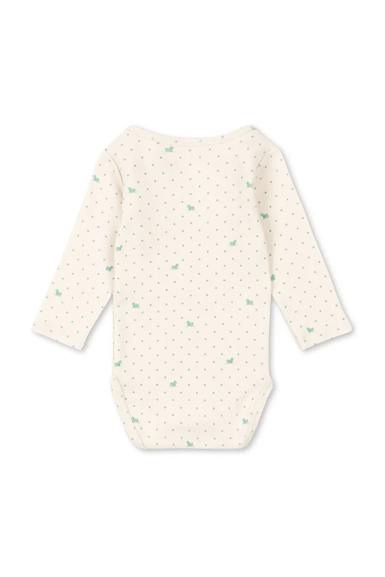 Fanga Fontana боди за бебе от памук BELLO DUE LS BODY OCS FA100082 бежов ZS26