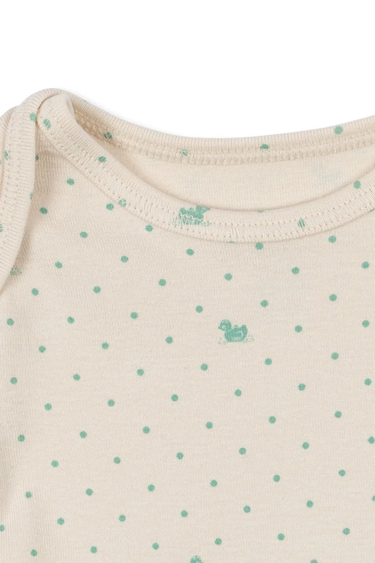 Момче Fanga Fontana боди за бебе от памук BELLO DUE LS BODY OCS FA100082 бежов