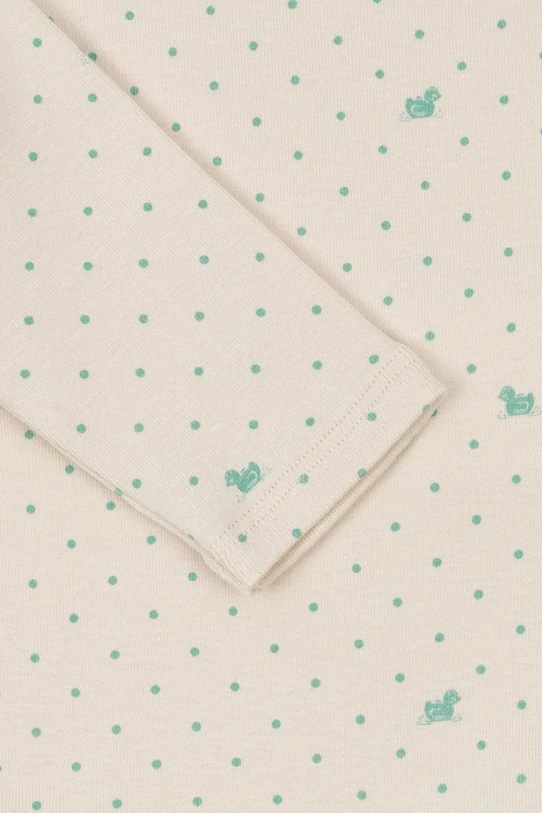 Fanga Fontana боди за бебе от памук BELLO DUE LS BODY OCS бежов FA100082