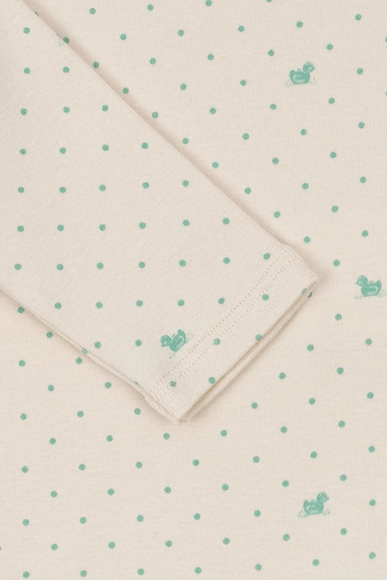 Fanga Fontana боди за бебе от памук BELLO DUE LS BODY OCS бежов FA100082