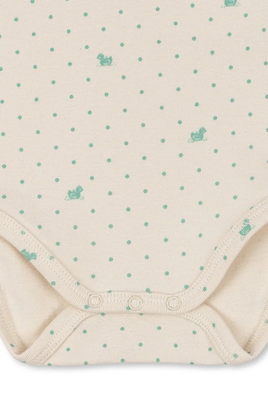 Fanga Fontana боди за бебе от памук BELLO DUE LS BODY OCS FA100082 бежов