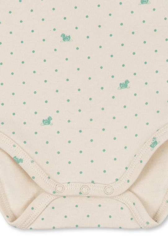 Fanga Fontana боди за бебе от памук BELLO DUE LS BODY OCS FA100082 бежов