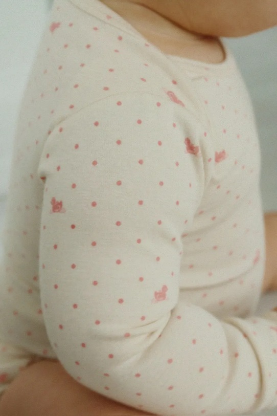 Fanga Fontana боди за бебе от памук BELLO DUE LS BODY OCS FA100082