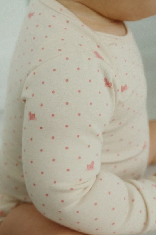 Fanga Fontana боди за бебе от памук BELLO DUE LS BODY OCS FA100082