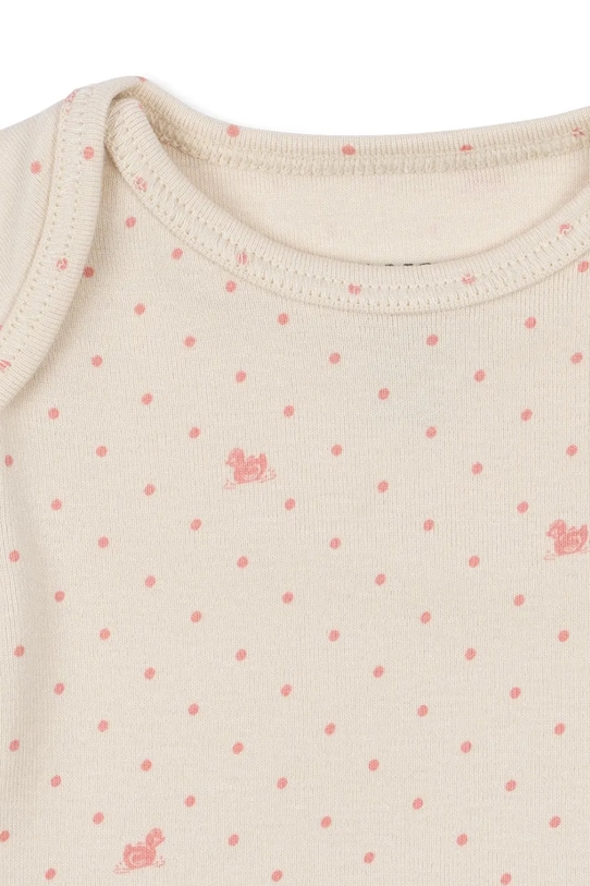 Момче Fanga Fontana боди за бебе от памук BELLO DUE LS BODY OCS FA100082 розов