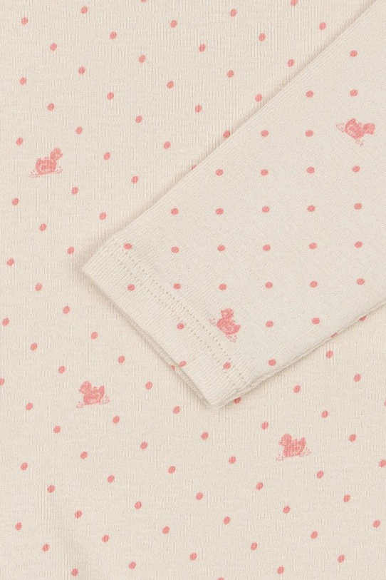 Fanga Fontana боди за бебе от памук BELLO DUE LS BODY OCS розов FA100082