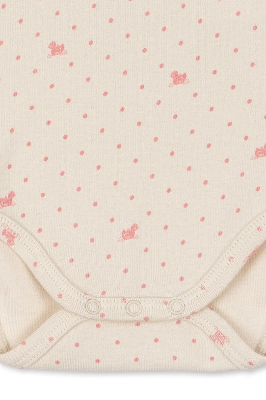 Fanga Fontana боди за бебе от памук BELLO DUE LS BODY OCS FA100082 розов