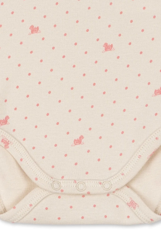 Fanga Fontana боди за бебе от памук BELLO DUE LS BODY OCS FA100082 розов