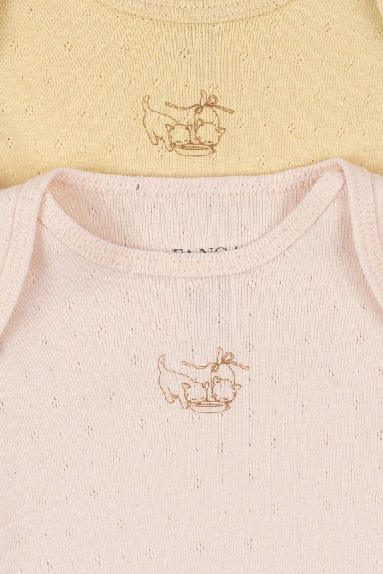 Мальчик Fanga Fontana боди для младенцев из хлопка PERLA 2 PACK LS BODY OCS 2 шт. FA100084 жёлтый