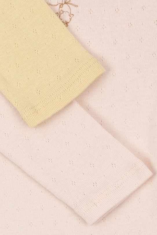 Fanga Fontana боди для младенцев из хлопка PERLA 2 PACK LS BODY OCS 2 шт. жёлтый FA100084