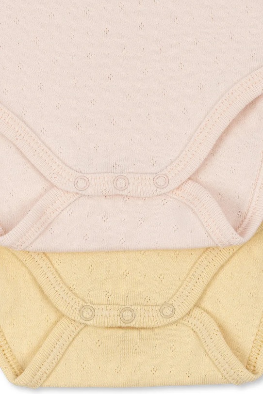 Fanga Fontana боди для младенцев из хлопка PERLA 2 PACK LS BODY OCS 2 шт. FA100084 жёлтый