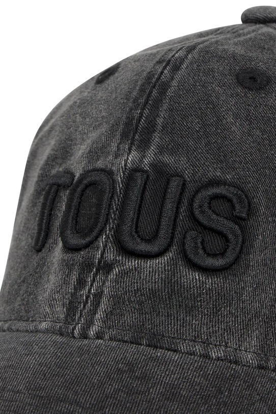 Tous czapka z daszkiem damska bawełniana 2002376151 czarny ZS26