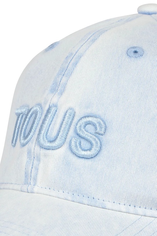 Tous czapka z daszkiem damska bawełniana 2002376133 niebieski ZS26