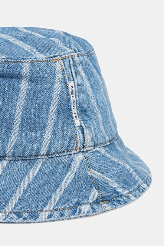 Akcesoria Marc O'Polo bucket hat damski bawełniany 5000010255 niebieski