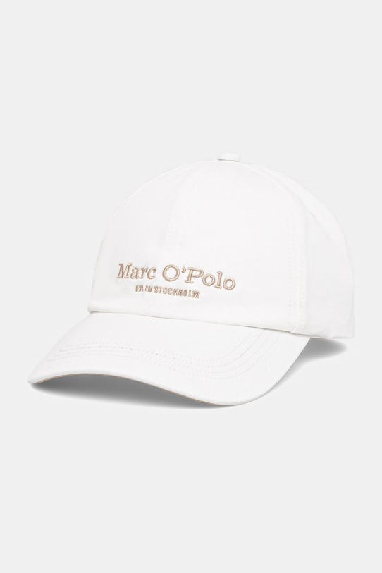 Marc O'Polo czapka bejsbolówka damska bawełniana biały 5000014157