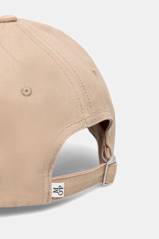 Akcesoria Marc O'Polo baseball cap damska bawełniana 5000014157 beżowy