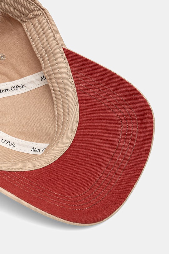 Marc O'Polo baseball cap damska bawełniana beżowy 5000014157