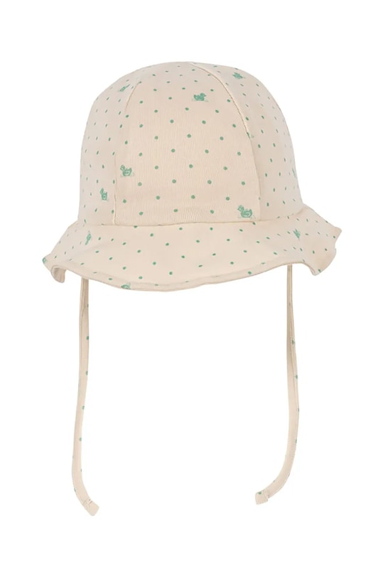 Момче Fanga Fontana шапка за деца от памук FIO JERSEY SUN HAT OCS FA100064 бежов