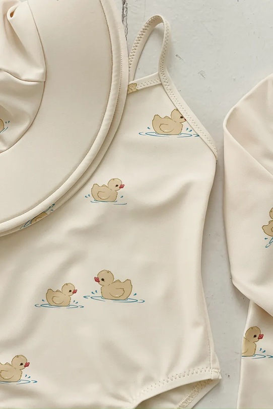 Chlapec Detská čiapočka Fanga Fontana COMO SWIMHAT GRS FA100076 béžová