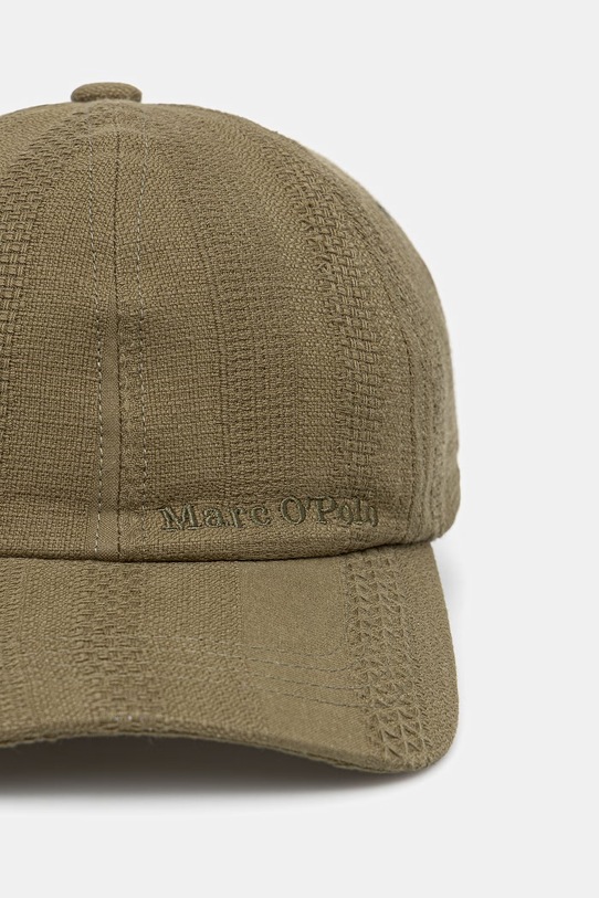 Marc O'Polo czapka bejsbolowa męska bawełniana 5000013916 zielony ZS26