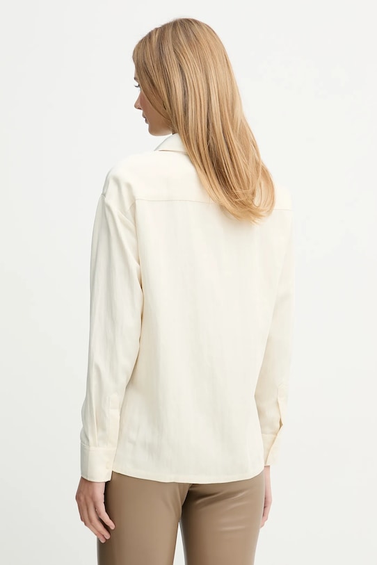 Odzież Silvian Heach koszula DIVON GPP26163CA beżowy