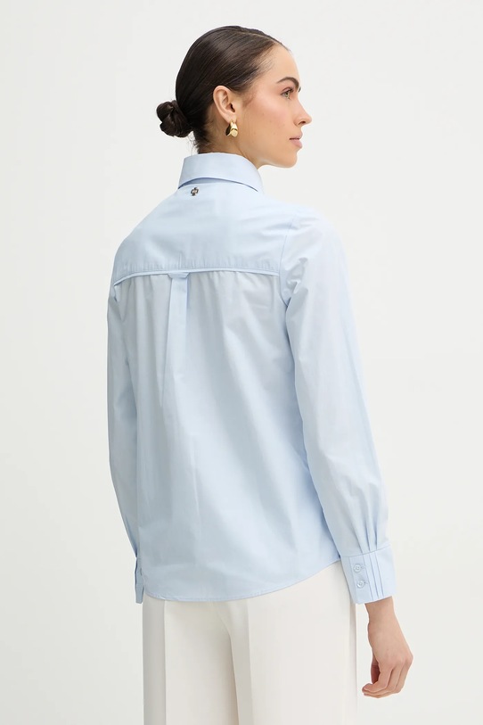 Odzież Silvian Heach koszula bawełniana DORINI GPP26166CA niebieski
