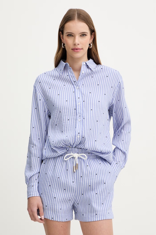Silvian Heach koszula MASIA regular niebieski GPP26198CA