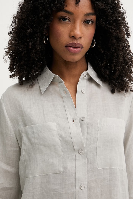 Silvian Heach koszula damska TOBELA szary GPP26436CA