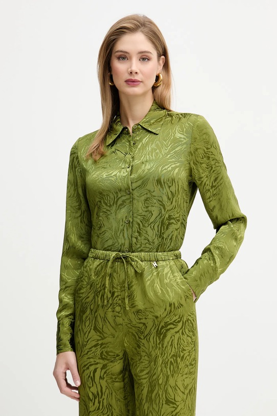 Silvian Heach koszula MINES pozostałe zielony GPP26027CA