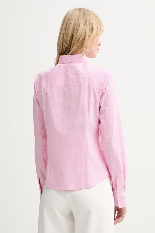 Odzież Silvian Heach koszula bawełniana CALENI GPP26167CA różowy