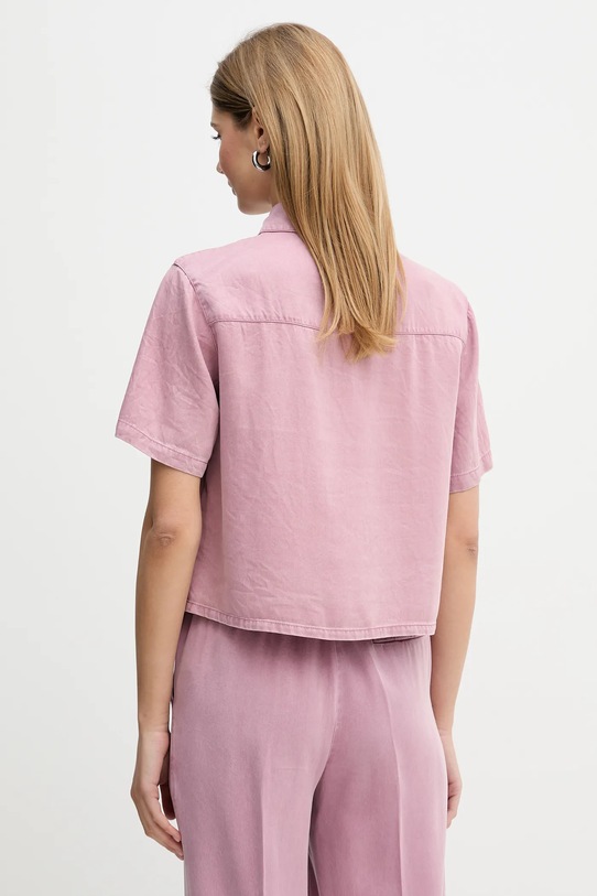 Odzież Silvian Heach koszula AMARA GPP26089CA różowy