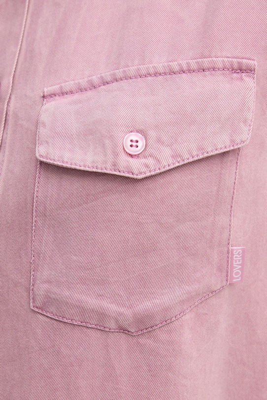 Silvian Heach koszula AMARA GPP26089CA różowy