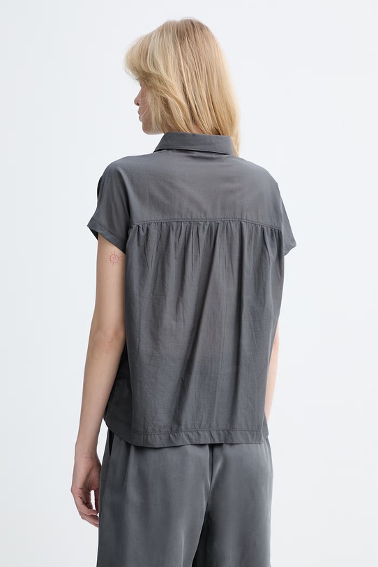 Odzież Marc O'Polo koszula damska bawełniana 5000014208 szary