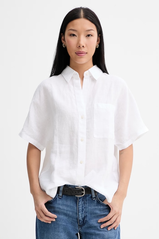 Marc O'Polo koszula damska lniana biały 5000014059